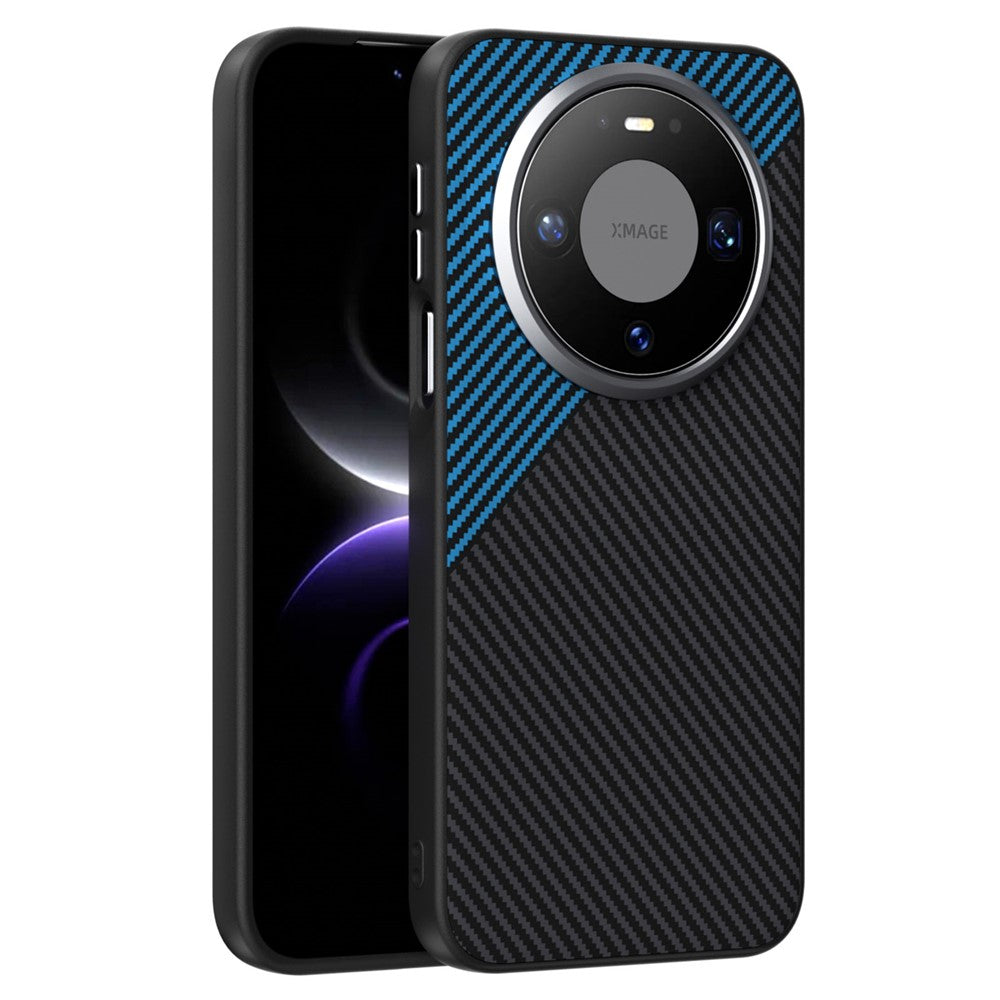ABEEL For Huawei Mate 80  /  80 Pro Magnetic Case Slim Carbon Fiber Texture TPU PC PU Phone Back Cover
