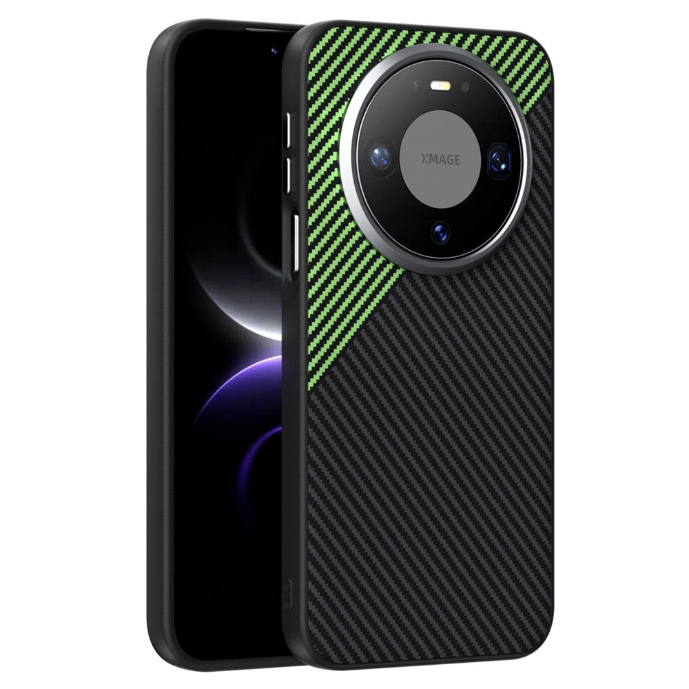 ABEEL For Huawei Mate 80  /  80 Pro Magnetic Case Slim Carbon Fiber Texture TPU PC PU Phone Back Cover