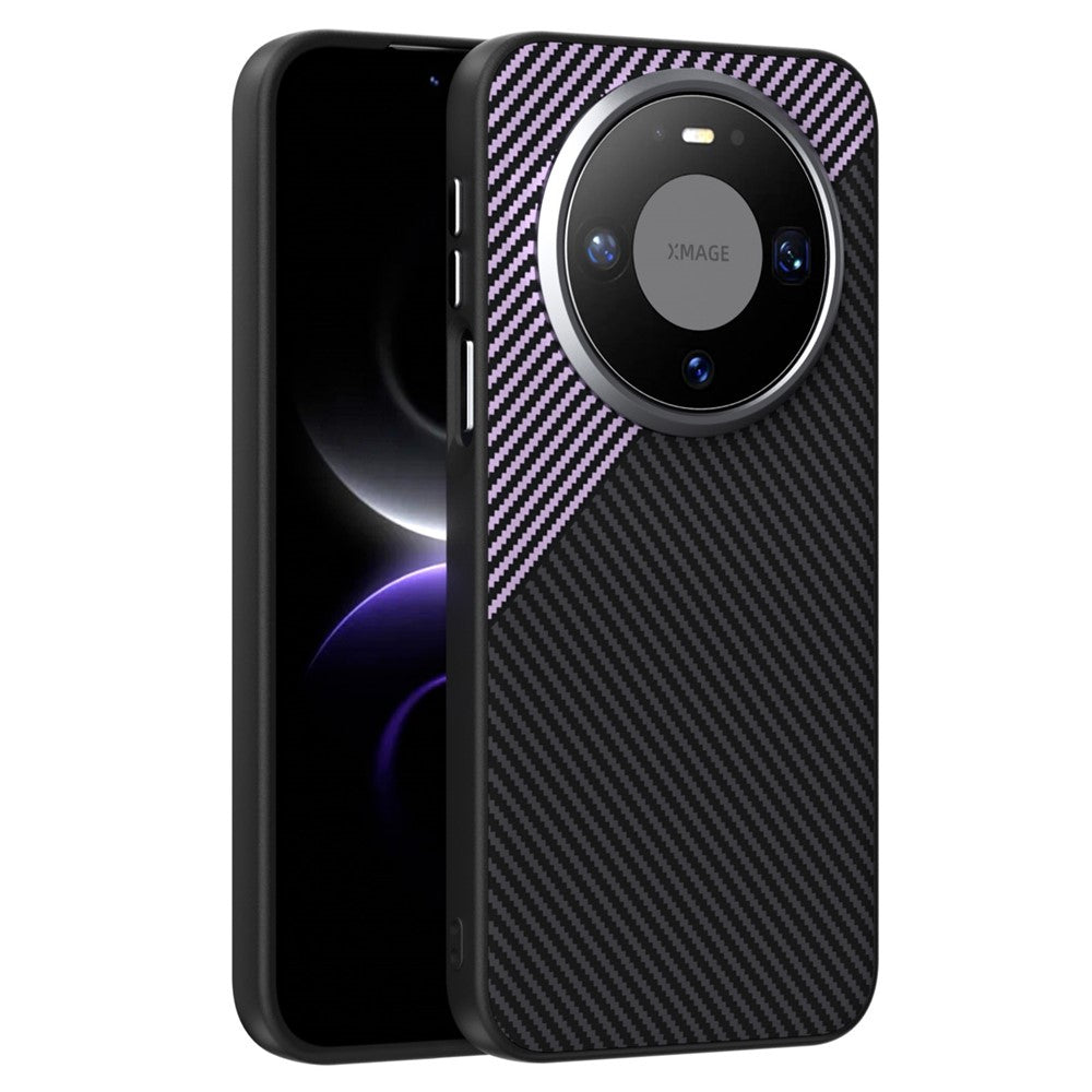 ABEEL For Huawei Mate 80  /  80 Pro Magnetic Case Slim Carbon Fiber Texture TPU PC PU Phone Back Cover