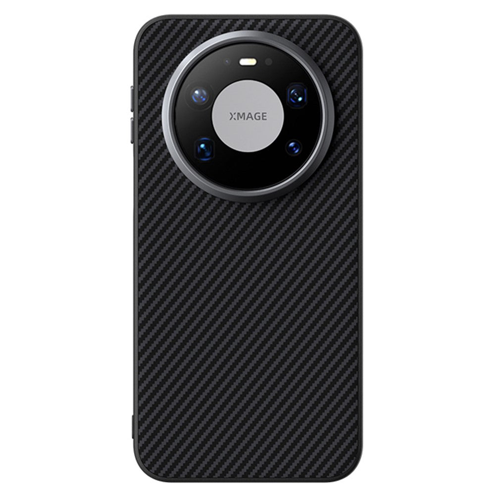 ABEEL For Huawei Mate 80 Pro Max Magnetic Case Slim Carbon Fiber Texture TPU PC PU Phone Back Cover