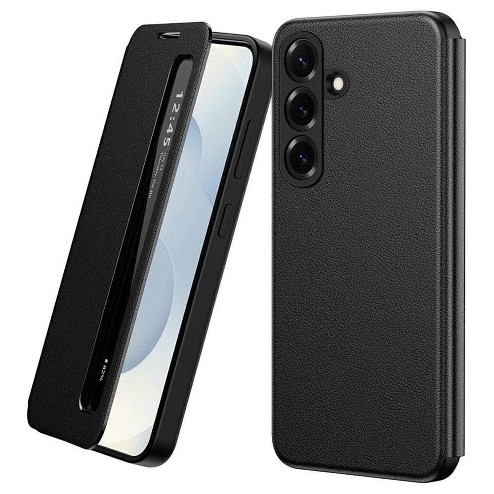 For Samsung Galaxy A56 5G / A36 5G Case Smart View Window Leather Phone Cover