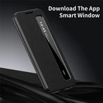 For Samsung Galaxy A56 5G / A36 5G Case Smart View Window Leather Phone Cover