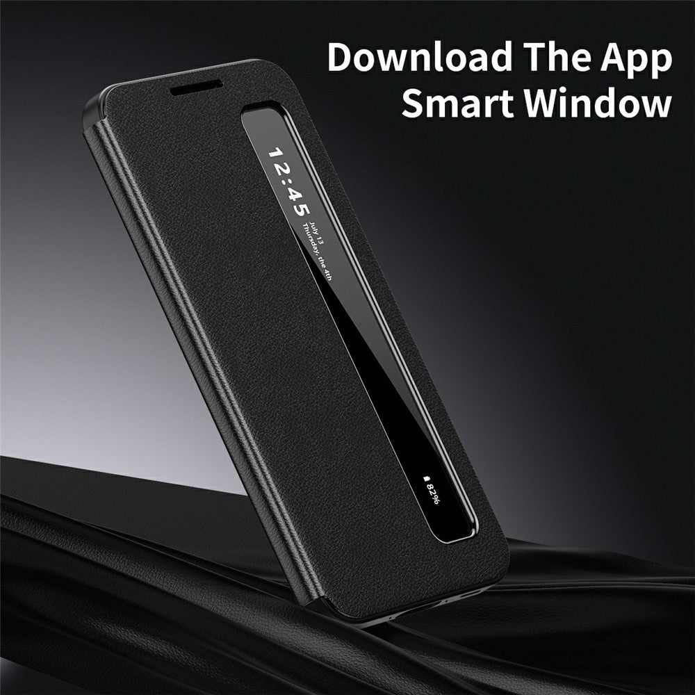 For Samsung Galaxy A56 5G / A36 5G Case Smart View Window Leather Phone Cover