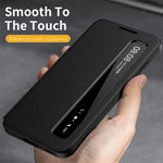 For Samsung Galaxy A56 5G / A36 5G Case Smart View Window Leather Phone Cover