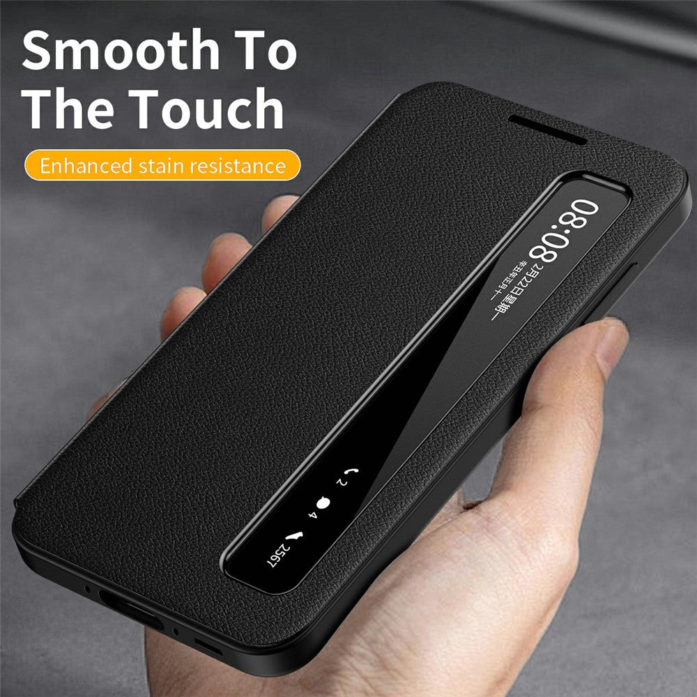 For Samsung Galaxy A56 5G / A36 5G Case Smart View Window Leather Phone Cover