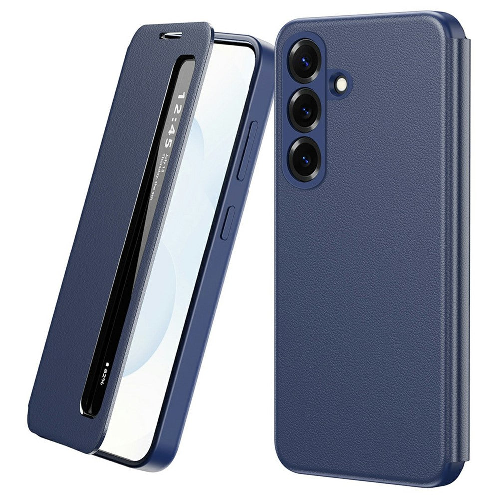 For Samsung Galaxy A56 5G / A36 5G Case Smart View Window Leather Phone Cover