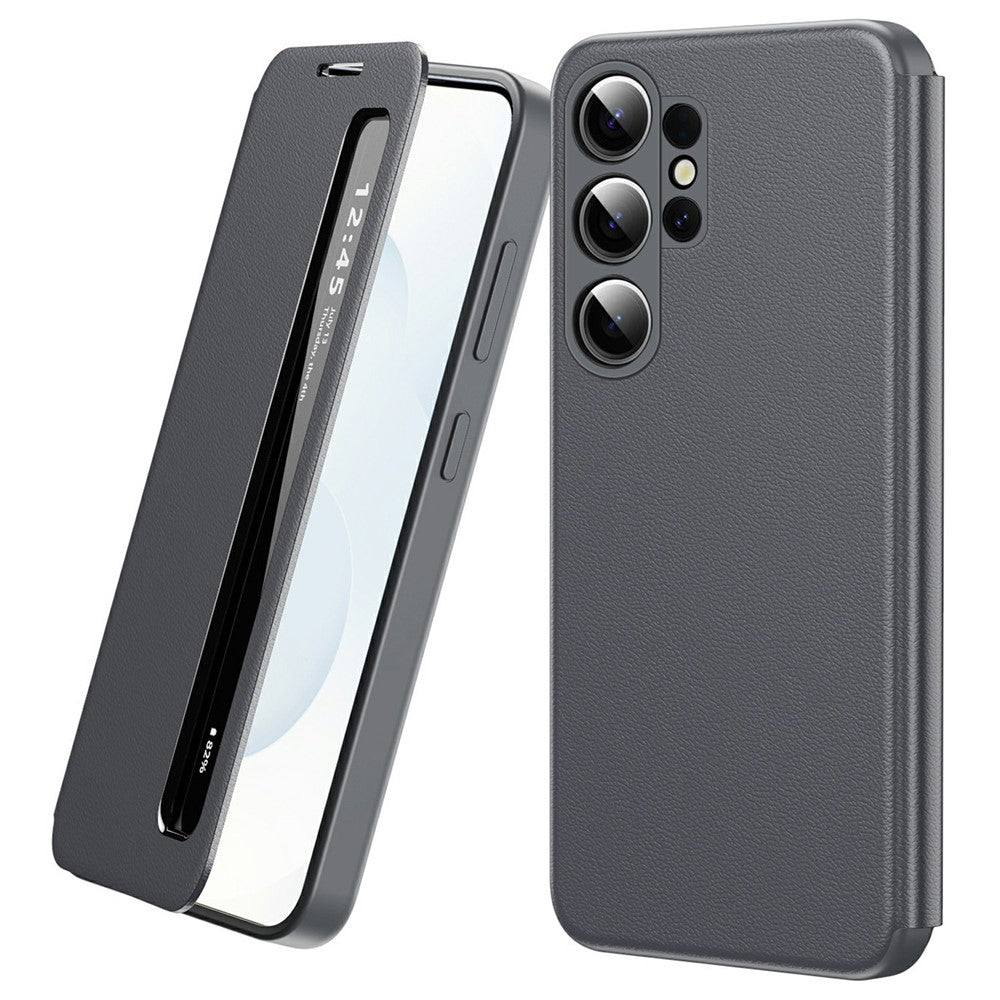 Läderfodral till Samsung Galaxy S26 Ultra med Smart View Window-funktion