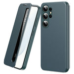 Läderfodral till Samsung Galaxy S26 Ultra med Smart View Window-funktion