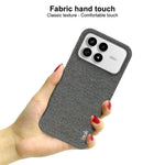 IMAK Ruiyi Series for Xiaomi Poco F8 Pro 5G / Redmi K90 5G Case Fabric Texture Leather + PC Phone Back Cover
