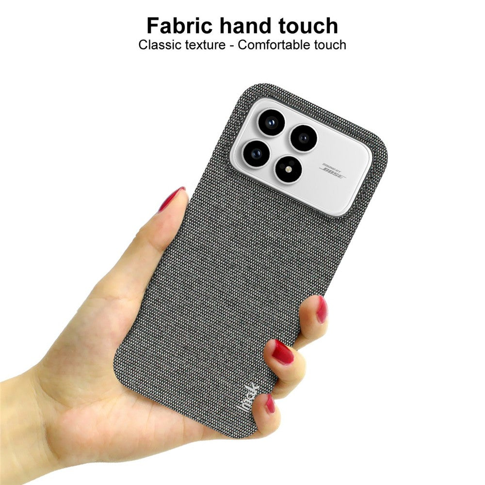 IMAK Ruiyi Series for Xiaomi Poco F8 Pro 5G / Redmi K90 5G Case Fabric Texture Leather + PC Phone Back Cover