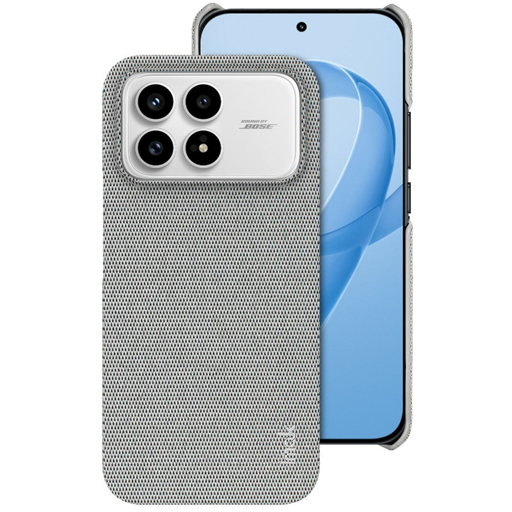 IMAK Ruiyi Series for Xiaomi Poco F8 Pro 5G / Redmi K90 5G Case Fabric Texture Leather + PC Phone Back Cover