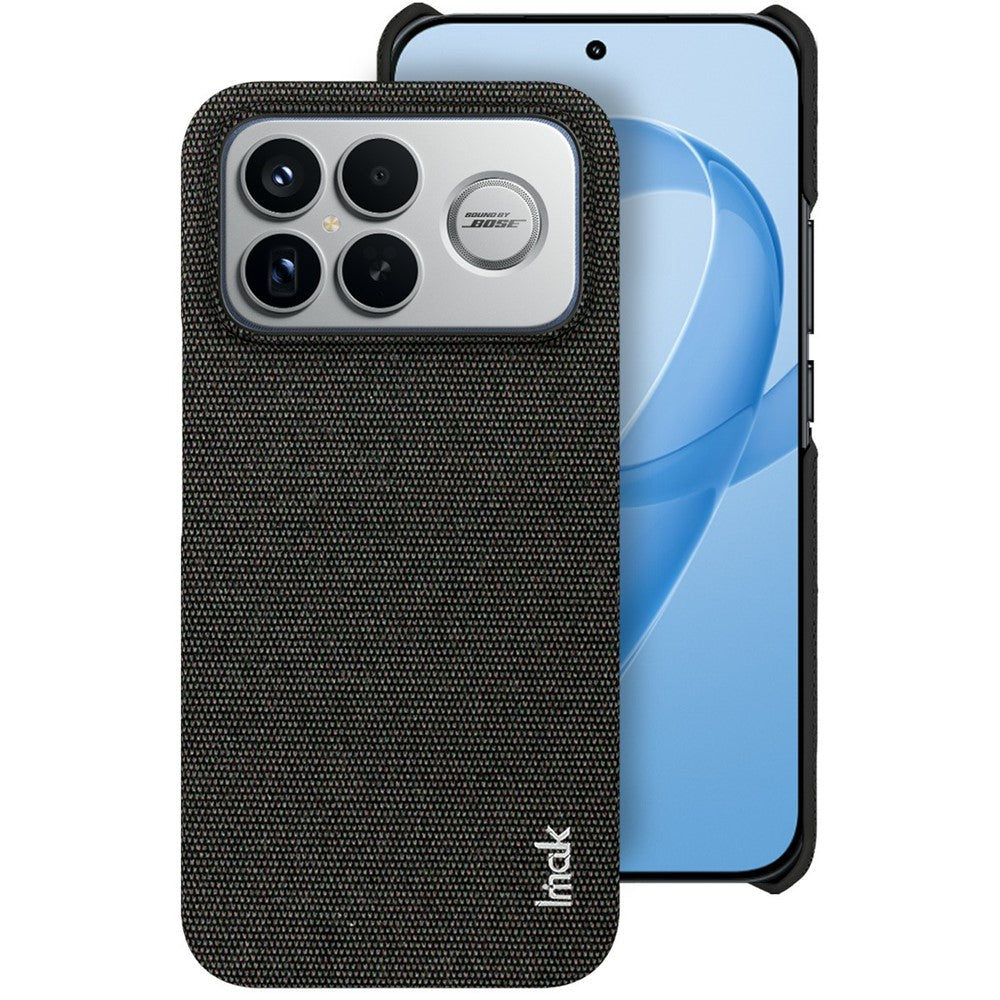 IMAK Ruiyi Series for Xiaomi Poco F8 Ultra / Redmi K90 Pro Max 5G Case Fabric Texture Leather + PC Phone Back Cover