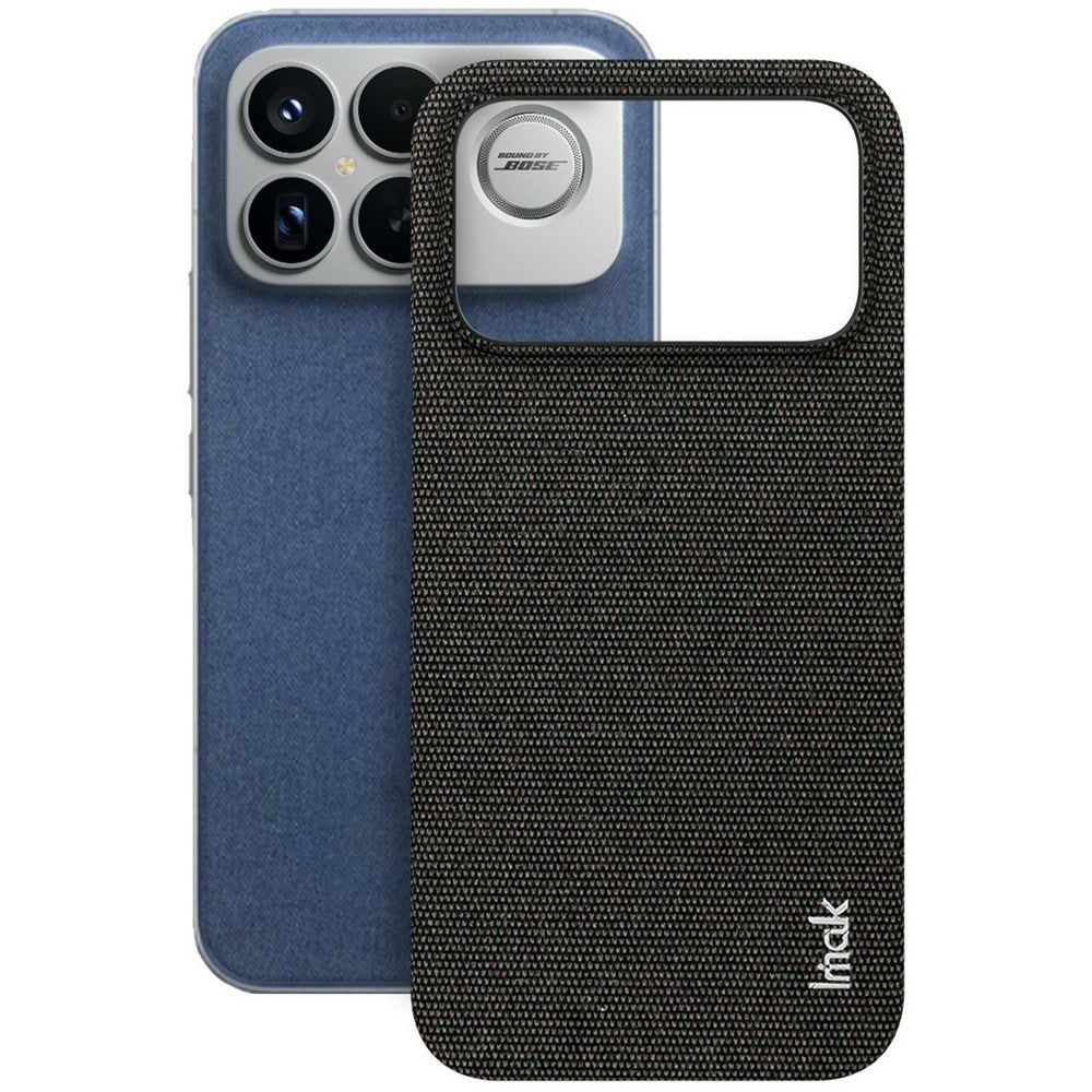 IMAK Ruiyi Series for Xiaomi Poco F8 Ultra / Redmi K90 Pro Max 5G Case Fabric Texture Leather + PC Phone Back Cover