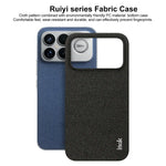 IMAK Ruiyi Series for Xiaomi Poco F8 Ultra / Redmi K90 Pro Max 5G Case Fabric Texture Leather + PC Phone Back Cover