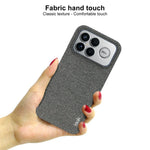 IMAK Ruiyi Series for Xiaomi Poco F8 Ultra / Redmi K90 Pro Max 5G Case Fabric Texture Leather + PC Phone Back Cover