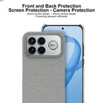IMAK Ruiyi Series for Xiaomi Poco F8 Ultra / Redmi K90 Pro Max 5G Case Fabric Texture Leather + PC Phone Back Cover