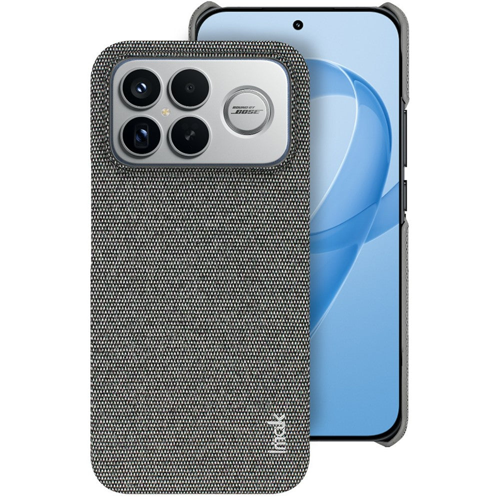 IMAK Ruiyi Series for Xiaomi Poco F8 Ultra / Redmi K90 Pro Max 5G Case Fabric Texture Leather + PC Phone Back Cover