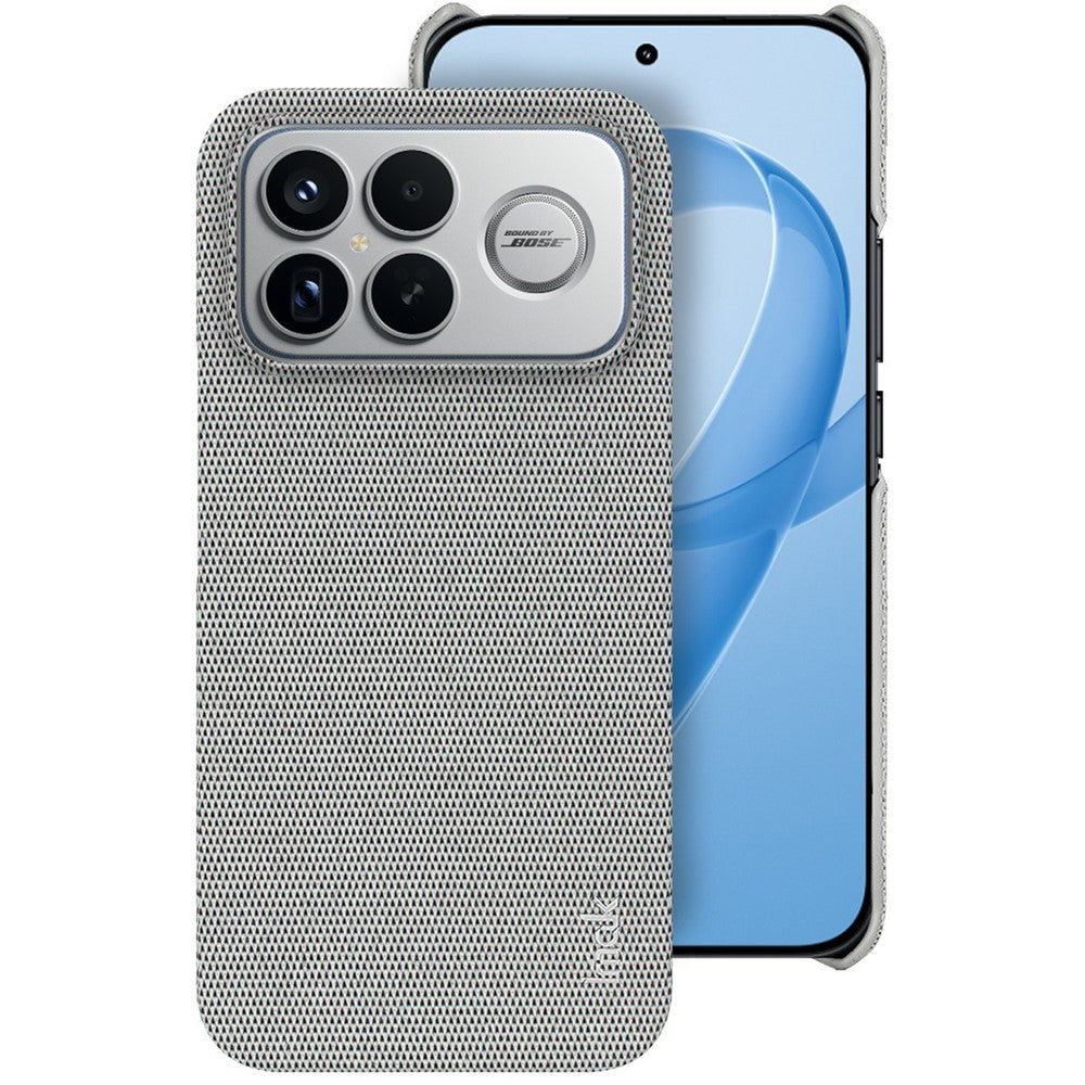 IMAK Ruiyi Series for Xiaomi Poco F8 Ultra / Redmi K90 Pro Max 5G Case Fabric Texture Leather + PC Phone Back Cover