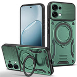 Til Oppo A6 Pro 5G Magnetisk Etui Stødsikkert TPU + PC Telefonbagcover med Støtteben