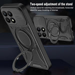 For Xiaomi 17 Magnetic Case Shockproof TPU + PC Phone Back Cover with Kickstand