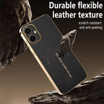 Telefoncover til Samsung Galaxy A06 4G / A06 5G Ridsefast Litchi-tekstur TPU Læder PU Telefonbagcover