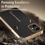 Telefoncover til Samsung Galaxy A06 4G / A06 5G Ridsefast Litchi-tekstur TPU Læder PU Telefonbagcover