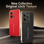 Phone Case For Xiaomi Redmi 15R 5G  /  Poco C85 4G (171mm)  /  Redmi 15C 4G (Global) (171mm) Anti Scratch Litchi Texture TPU Leather PU Phone Back Cover