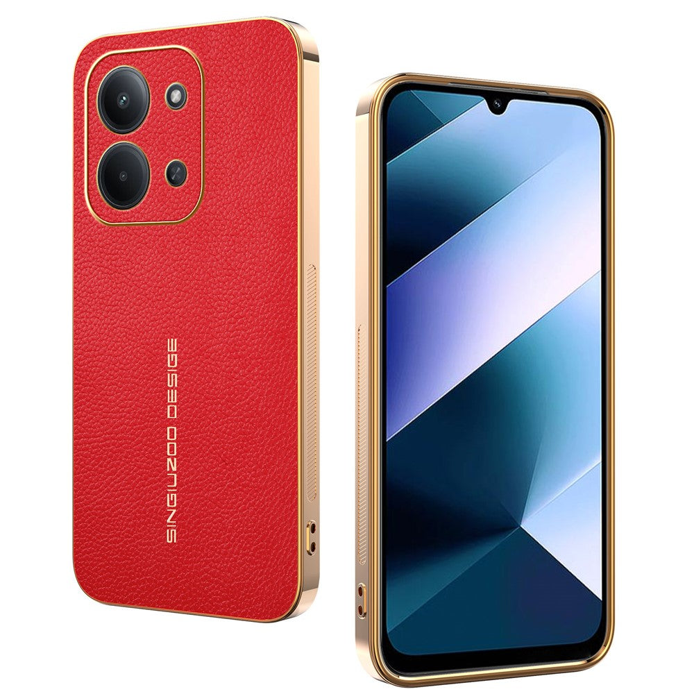 Phone Case For Xiaomi Redmi 15R 5G  /  Poco C85 4G (171mm)  /  Redmi 15C 4G (Global) (171mm) Anti Scratch Litchi Texture TPU Leather PU Phone Back Cover