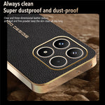 For Xiaomi 17 Case Anti Scratch Litchi Texture TPU Leather PU Phone Back Cover