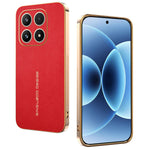 For Xiaomi 17 Case Anti Scratch Litchi Texture TPU Leather PU Phone Back Cover