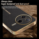 Phone Case For Xiaomi Redmi K80 5G  /  Poco F7 Pro 5G Anti Scratch Litchi Texture TPU Leather PU Phone Back Cover
