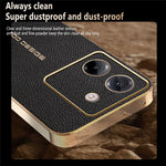 For Xiaomi Poco M7 Pro 5G Case Anti Scratch Litchi Texture TPU Leather PU Phone Back Cover