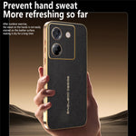 For Xiaomi Poco M7 Pro 5G Case Anti Scratch Litchi Texture TPU Leather PU Phone Back Cover