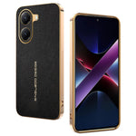 Phone Case For Xiaomi Redmi Turbo 4 5G  /  Poco X7 Pro 5G Anti Scratch Litchi Texture TPU Leather PU Phone Back Cover
