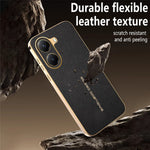Phone Case For Xiaomi Redmi Turbo 4 5G  /  Poco X7 Pro 5G Anti Scratch Litchi Texture TPU Leather PU Phone Back Cover
