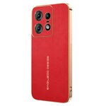 For Motorola Edge 50 Pro 5G Case Anti Scratch Litchi Texture TPU Leather PU Phone Back Cover