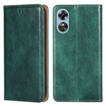 PU Leather Magnetic Auto-absorbed Case for Oppo A17 4G Wallet Stand Protective Phone Cover