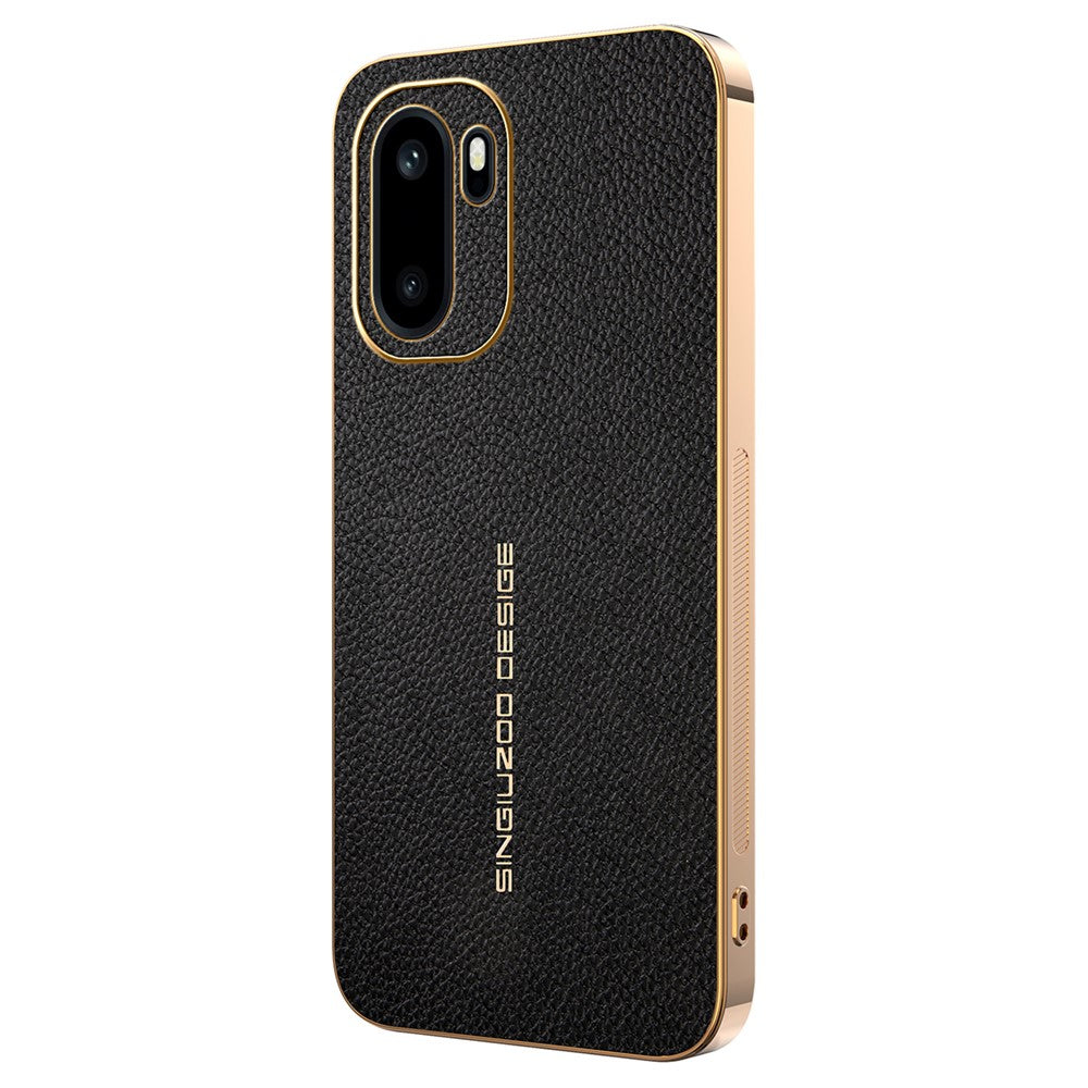 Phone Case For OnePlus 15R 5G  /  Ace 6 5G  /  Ace 6T 5G Anti Scratch Litchi Texture TPU Leather PU Phone Back Cover