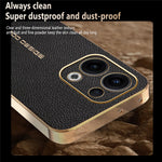 For Oppo Reno13 5G (Global) Case Anti Scratch Litchi Texture TPU Leather PU Phone Back Cover