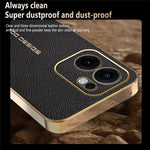 Phone Case For Oppo Reno13 F 5G  /  Reno13 F 4G Anti Scratch Litchi Texture TPU Leather PU Phone Back Cover