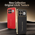 Phone Case For Xiaomi Redmi K90 Pro Max 5G  /  Poco F8 Ultra Anti Scratch Litchi Texture TPU Leather PU Phone Back Cover