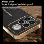 Phone Case For Xiaomi Redmi K90 Pro Max 5G  /  Poco F8 Ultra Anti Scratch Litchi Texture TPU Leather PU Phone Back Cover