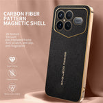For Xiaomi Redmi K90 Pro Max 5G  /  Poco F8 Ultra Case Anti Scratch Litchi Texture TPU Leather PU Phone Back Cover