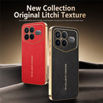 For Xiaomi Redmi K90 Pro Max 5G  /  Poco F8 Ultra Case Anti Scratch Litchi Texture TPU Leather PU Phone Back Cover