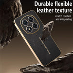 Phone Case For Xiaomi Redmi Note 14 Pro 5G  /  Poco X7 5G Anti Scratch Litchi Texture TPU Leather PU Phone Back Cover