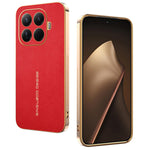 For Xiaomi 15T Pro Case Anti Scratch Litchi Texture TPU Leather PU Phone Back Cover