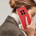 For Honor Magic7 5G Case Anti Scratch Litchi Texture TPU Leather PU Phone Back Cover