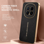 For Honor Magic8 5G Case Anti Scratch Litchi Texture TPU Leather PU Phone Back Cover