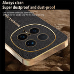 For Honor Magic8 Pro 5G Case Anti Scratch Litchi Texture TPU Leather PU Phone Back Cover