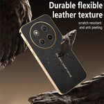 Phone Case For Honor X60 Pro 5G  /  X9c 5G  /  Magic7 Lite 5G Anti Scratch Litchi Texture TPU Leather PU Phone Back Cover